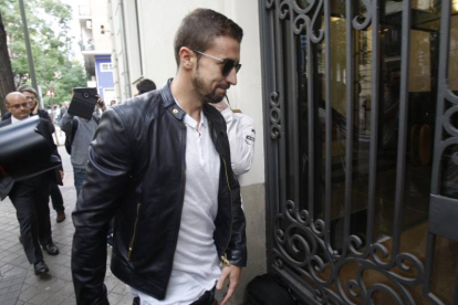 Gabi entrando a la Fiscalía Anticorrupción de Madrid.-Foto: ÁNGEL DE CASTRO