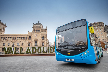 Autobús de Swtich en Valladolid.- EUROPA PRESS