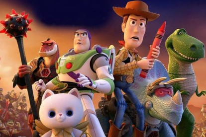 El vaquero Woody, el astronauta Buzz y sus simpáticos amigos de 'Toy story 3'.-