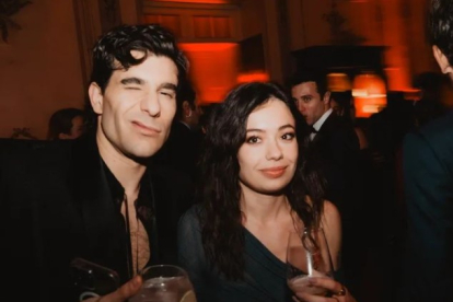 Javier Calvo y Anna Castillo en la fiesta VIP de los Goya en el Club 1844 en el Círculo de Recreo. -VÍCTOR LAFUENTE