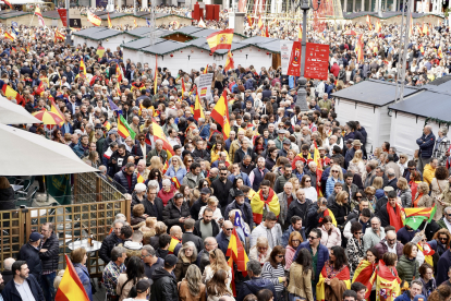 Concentración en Valladolid contra la amnistía.- ICAL