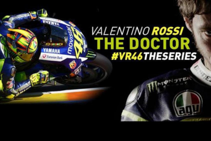 Valentino Rossi ha presentado una nueva serie.-TWITTER
