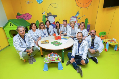 Miembros del equipo de Cuidados Paliativos Pediátricos y del Servicio de Pediatría del Hospital Universitario Río Hortega de Valladolid.-J. M. LOSTAU