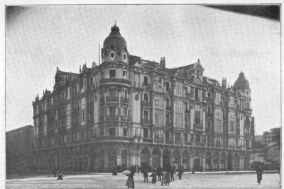 Fotografía de la Casa Mantilla entre el año 1900 y 1905. -ARCHIVO MUNICIPAL