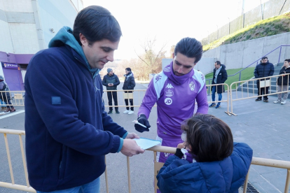 Entrenamiento del Día de Reyes del Real Valladolid. / Photogenic/Miguel Ángel Santos