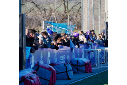 Entrenamiento del Día de Reyes del Real Valladolid. / Photogenic/Miguel Ángel Santos