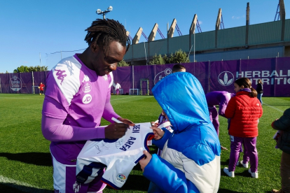 Entrenamiento del Día de Reyes del Real Valladolid. / Photogenic/Miguel Ángel Santos