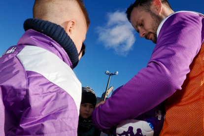 Entrenamiento del Día de Reyes del Real Valladolid. / Photogenic/Miguel Ángel Santos