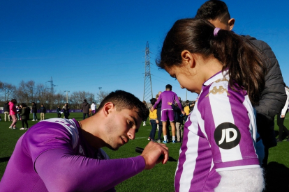 Entrenamiento del Día de Reyes del Real Valladolid. / Photogenic/Miguel Ángel Santos