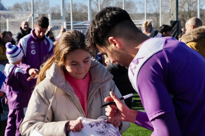 Entrenamiento del Día de Reyes del Real Valladolid. / Photogenic/Miguel Ángel Santos