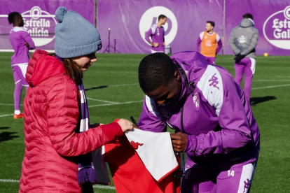 Entrenamiento del Día de Reyes del Real Valladolid. / Photogenic/Miguel Ángel Santos