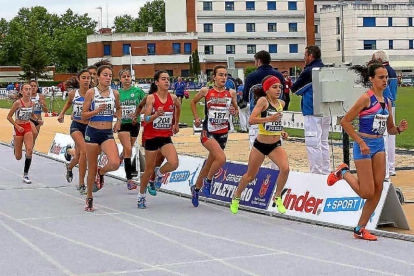 Lucía Blázquez (187), en la prueba de 1.000 metros-MONTSE ÁLVAREZ