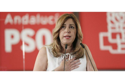 Susana Díaz, llamada a declarar por el caso de los ERE.-JOSE MANUEL VIDAL (EFE)