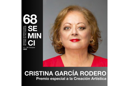 Homenaje Cristina García Rodeo. Premio especial a la Creación Artística. -SEMINCI
