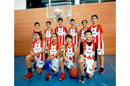 El equipo cadete del Baloncesto Tordesillas.-