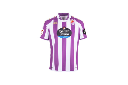 Nueva camiseta del Real Valladolid, homenaje a la Copa de la Liga de 1984. / RV