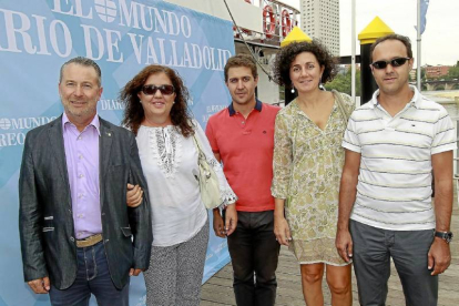 Donaciano Dujo, Marta Coloma, Álvaro de la Hera, Nuria Ruiz y Andrés Villayandre. (Asaja)
