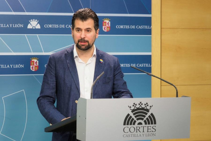 El secretario general del PSOECyL y candidato a la Presidencia de la Junta, Luis Tudanca, analiza la actualidad política de Castilla y León-ICAL