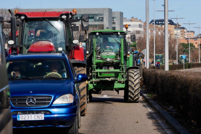 Tractorada en las calles de Valladolid. -PHOTOGENIC