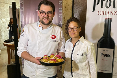 El cocinero Alejandro San José en  el encuentro gastronómico Yucatán. -E.M