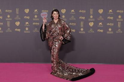 Gracia Olayo en la alfombra roja de la 38 edición de los Premios Goya. -PREMIOS GOYA