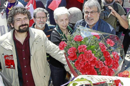 José Sarrión, Adolfo Barrena, Carmen Alonso y José María González-J. M. Lostau