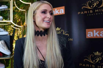 Paris Hilton presenta su nueva colección de zapatos en Bogotá.-DANIELA CÓNDOR / EFE