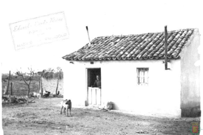 Vivienda en el barrio Cañada Real en 1953-. ARCHIVO MUNICIPAL VALLADOLID