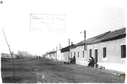 Viviendas del barrio Cañada Real en 1953.- ARCHIVO MUNICIPAL VALLADOLID