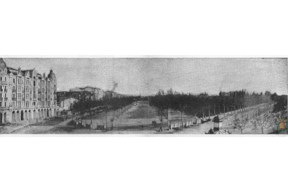 Campo Grande sobre 1905. ARCHIVO MUNICIPAL DE VALLADOLID