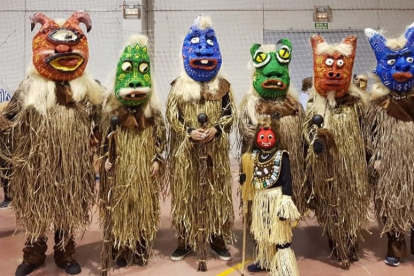 Grupo disfrazado en una de las ediciones anteriores del carnaval de La Seca. -E. M