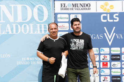Diego Sancho y Jesús Saavedra, finalistas pádel 2ª categoría / J. M. LOSTAU