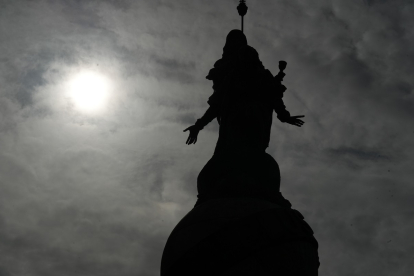 Estatua de Colón. J.M. LOSTAU