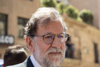 El expresidente del Gobierno Mariano Rajoy y el presidente del PPCyL , Alfonso Fernández Mañueco visitan Salamanca. ICAL