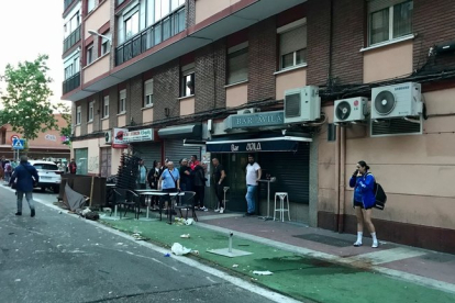 Calle Águila de Valladolid donde un conductor de 19 años atropelló a una mujer de 57 que terminó falleciendo por las lesiones sufridas. -ICAL