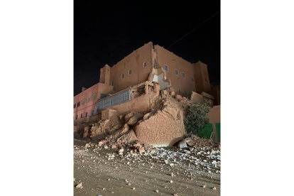Zonas devastadas en Marruecos tras el terremoto. / Fotos cedidas por Naoual Bettar