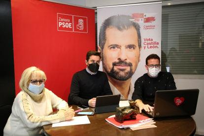 Noche electoral en el PSOE de Zamora.