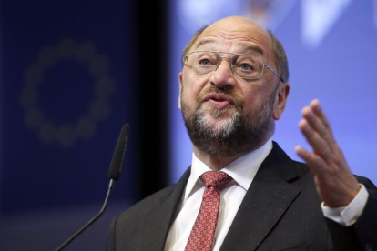 El presidente del Parlamento Europeo, Martin Schulz.-EFE / OLIVIER HOSLET