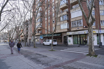 Calle Gabriel y Galán del barrio La Pilarica de Valladolid.- J. M. LOSTAU
