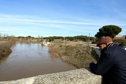 El río Adaja a su paso por Valdestillas (Valladolid)-ICAL