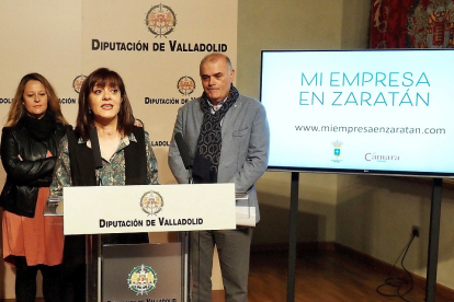 Presentación de la iniciativa ‘Mi empresa en Zaratán’ en la Diputación de Valladolid. EL MUNDO