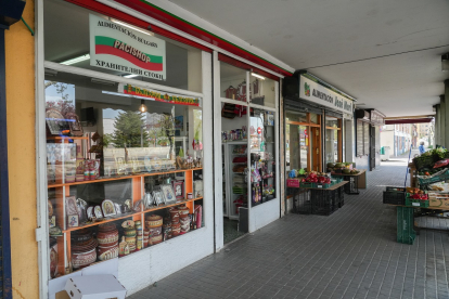 Tienda de alimentación búlgara en la avenida de Santander en el barrio San Pedro Regalado.- J.M. LOSTAU