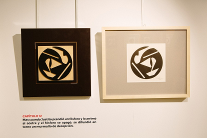 Detalle de unas de las obras de la exposición. | ICAL