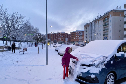 El temporal de nieve llega a Ávila-ICAL