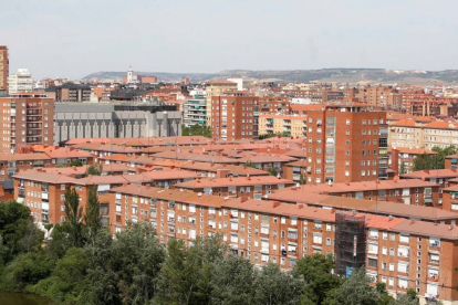 Panorámica del barrio vallisoletano del Cuatro de Marzo-Ical