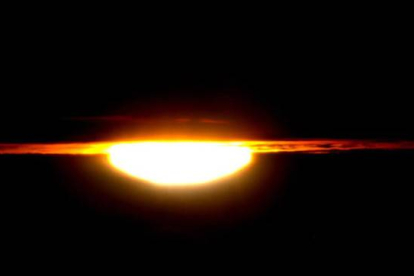 El amanecer desde el ISS.-SCOTT KELLY