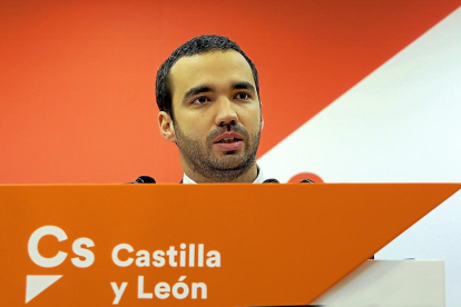El secretario de Comunicación en Castilla y León, Pablo Yáñez.-ICAL