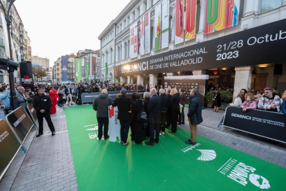 Alfombra verde inaugural de la 68 Seminci. -SEMINCI