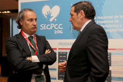 El consejero de Sanidad, Antonio Sáez, participa en el IX Congreso Nacional de la Sociedad Española de Cardiología Pediátrica y Cardiopatías Congénitas.-ICAL