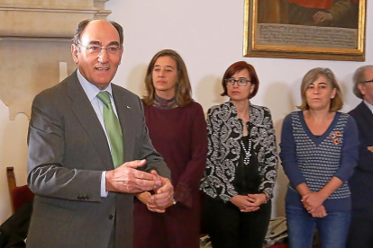 Ignacio Sánchez Galán, en un momento de la entrega de premios del Consejo Social de la Usal.-E. M.